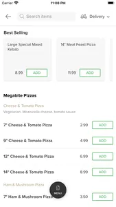 Mega Bites Pizza screenshot 2