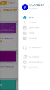 Central do Cliente WM Telecom screenshot 1