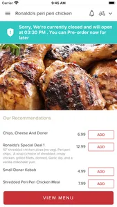 Ronaldo's peri peri CHICKEN screenshot 0