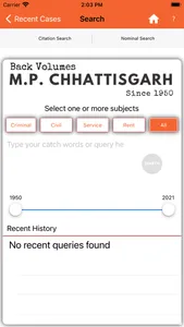 MP Chhattisgarh Legal Reports screenshot 2