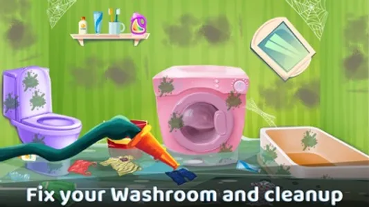 Washroom Cleanup 3D Deep Clean screenshot 1