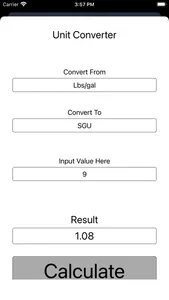 FrackCalc screenshot 2