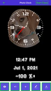 OLEDX Analog BigClock-Pendulum screenshot 5