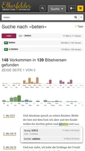 Bibel Elberfelder CSV screenshot 1