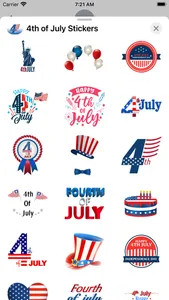 Happy 4th of July Stickers!!! screenshot 2