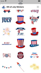 Happy 4th of July Stickers!!! screenshot 4