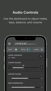 Lovesac StealthTech screenshot 2