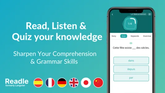 Readle: Learn Languages Daily screenshot 6