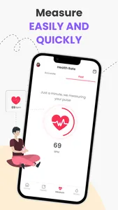 Health Track:heartbeat monitor screenshot 1