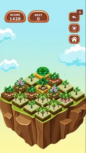 Merge Garden 2048 screenshot 1