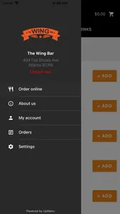 The Wing Bar ATL screenshot 2