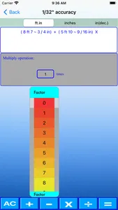 Slider Imperial Calculator screenshot 4