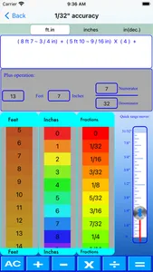 Slider Imperial Calculator screenshot 5