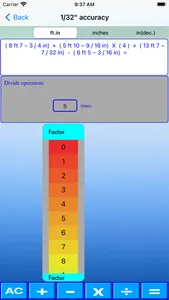 Slider Imperial Calculator screenshot 6