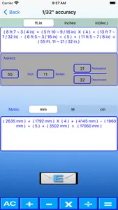 Slider Imperial Calculator screenshot 8