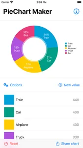 PieChart Maker screenshot 1