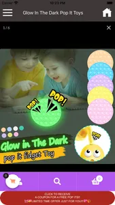 Glow In The Dark pop It Toys screenshot 7