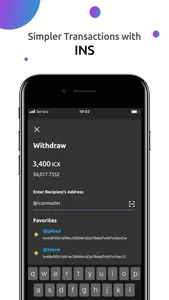 Wallet X for ICON screenshot 4