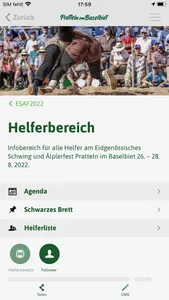 Helfer App ESAF 2022 screenshot 5