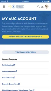 My AUC Med: Student Portal screenshot 2
