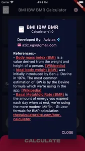 BMI IBW Calculator screenshot 2