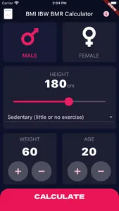 BMI IBW Calculator screenshot 3