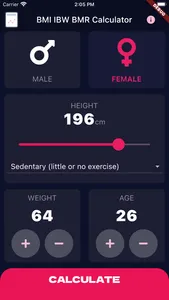 BMI IBW Calculator screenshot 5