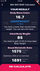 BMI IBW Calculator screenshot 6