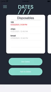 Dates - Expiration app screenshot 3