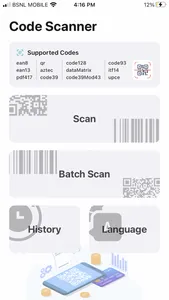 QR Reader & Document Scanner screenshot 1