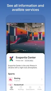 Exsportia screenshot 1