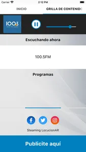 100.5 FM Sentí la Radio screenshot 1