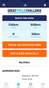 Great Cycle Challenge CAN screenshot 2