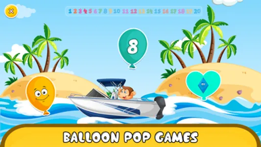 Kids Learning Balloon Pop Game screenshot 2