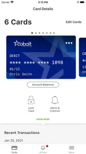 Cobalt Card Manager screenshot 1