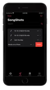 SongShots screenshot 2