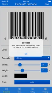 iBarcoder screenshot 1