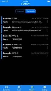 iBarcoder screenshot 2