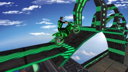 Mega Ramp Stunt Bike Games screenshot 2