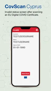 CovScan Cyprus screenshot 2