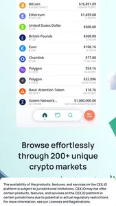 CEX.IO App - Crypto Wallet screenshot 1