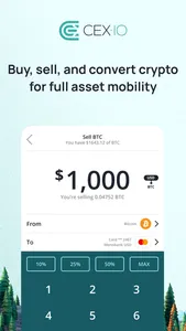 CEX.IO App - Crypto Wallet screenshot 3