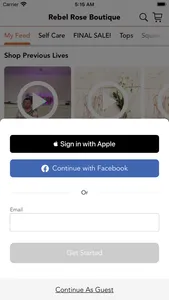 Rebel Rose Boutique screenshot 0