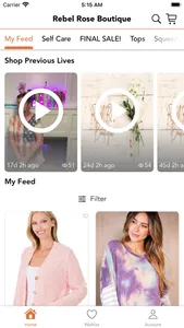 Rebel Rose Boutique screenshot 1
