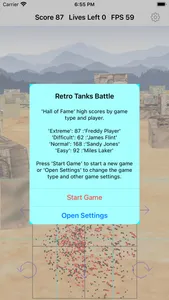 Retro Tanks Battle 2 screenshot 0