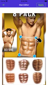 Reshape Body:Add Six Pack Abs screenshot 2