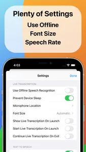 MiniSpeech: Live Transcribe screenshot 9