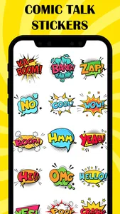 Comic Talk Stickers! screenshot 1