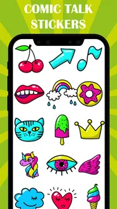 Comic Talk Stickers! screenshot 2