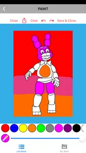 Coloring book for fnf & fnaf screenshot 2